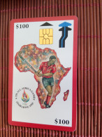 Phonecard Zimbabwe 100 $ Used Rare - Simbabwe