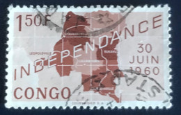République Du Congo - C3/40 - 1960 - (°)used - Michel 1 - Onafhankelijkheid - Oblitérés