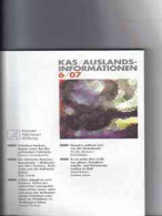 KAS / Auslandsinformationen 6/2007 ( Konrad-Adenauer-Stiftung ) - Sonstige & Ohne Zuordnung