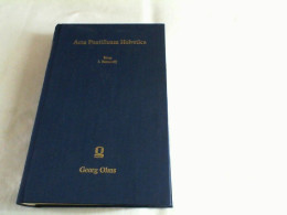 Acta Pontificium Helvetica. Quellen Schweizerischer Geschichte Aus Dem Päpstlichen Archiv In Rom - 4. 1789-1914