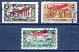 Réf 80 > SYRIE < PA N° 30 + 31 + 40 Ø Oblitéré Ø Used -- Cote 8.50 € - Posta Aerea