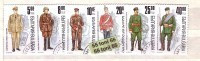 1996 Bulgarian Military Uniforms 6 V.- Used/oblitere (O)  BULGARIA / Bulgarie - Used Stamps