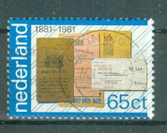 PAYS-BAS - N°1152 Oblitéré - Centenaire De La Création De Services Postaux. - Used Stamps