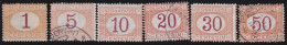 Italy   .  Y&T   .     5  Taxe Stamps      .   O  And  *     .    Cancelled  And Mint - Portomarken