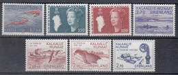 B1717. Greenland 1982. Complete Year Set. Michel 133-39. (7.60€). MNH(**) - Années Complètes