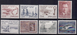G2725. Greenland 1984. Complete Year Set. Michel 147-54. (15.70€). MNH(**) - Années Complètes