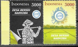 INDONESIA, 2019, MNH, DRUGS, NO TO DRUGS,2v - Drugs