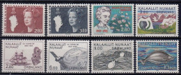 G2726. Greenland 1985. Complete Year Set. Michel 155-62. (15.10€). MNH(**) - Full Years