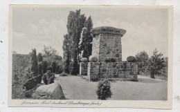 3030 WALSRODE - HONERDINGEN - TIETLINGEN, Hermann Löns  Denkmal, 30er Jahre - Walsrode