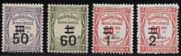 FRANCE TAXES N°51/54  - Neuf** - SUP - - 1859-1959 Postfris