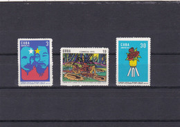 Cuba Nº 1582 Al 1584 - Unused Stamps