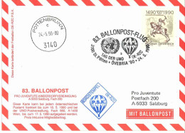 Regulärer Ballonpostflug Nr. 83c Der Pro Juventute [RBP83b] - Par Ballon