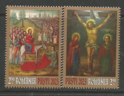 RO 2023-ESTER, ROMANIA 2v, MNH - Easter