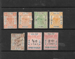 CHINA COLLECTION. SHANGHAI LOCAL POST STAMPS. - Used Stamps