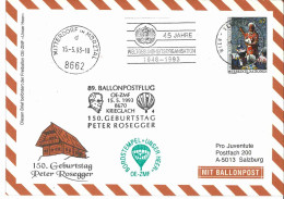 Regulärer Ballonpostflug Nr. 89b Der Pro Juventute [RBP89.] - Balloon Covers