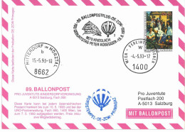 Regulärer Ballonpostflug Nr. 89d Der Pro Juventute [RBP89c] - Balloon Covers