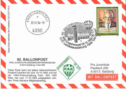 Regulärer Ballonpostflug Nr. 92c Der Pro Juventute [RBP92b] - Balloon Covers