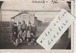 ( 78 ) HOUDAN  - Une équipe De Foot En 1941/42 ( Photo  8,8 Cm X 5 Cm  ) - Places