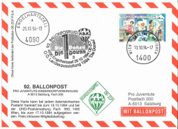 Regulärer Ballonpostflug Nr. 92d Der Pro Juventute [RBP92c] - Balloon Covers