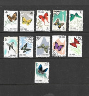 CHINA COLLECTION. BUTTERFLIES. USED. - Used Stamps