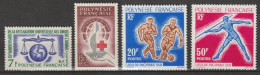 POLYNESIE - 1963 - ANNEE COMPLETE YVERT N°22/25 ** MNH - COTE = 60 EUR. - - Années Complètes