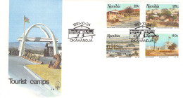 NAMIBIA - FDC 1991 TOURIST CAMPS / 4303 - Namibia (1990- ...)