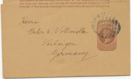 GB 1898, QV ½d Brown Wrapper (WP15) With Barred Cancel "B / E.C /18" (Dubus Type 29, Rarity H*, Till Now Only On Stamp - Briefe U. Dokumente