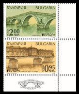 SALE!!! Bulgaria Bulgarie Bulgarien 2018 EUROPA 2018 BRIDGES 2 Stamps Se-tenant MNH ** - 2018