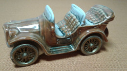 Bouteille à Liqueur En Céramique émaillé, Voiture Miniature ITALA 1912  Vietata - Alcoolici