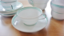 Service à Thé Ou à Café Porcelaine Fin 19ème Siècle - Teteras