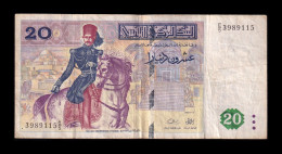 Túnez Tunisia 20 Dinars 1992 Pick 88 Mbc Vf - Tunesien