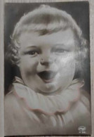 Fantaisie - Bébé Qui Souris - Carte Pouet- Carte Postale Ancienne - Baby's