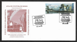 Espagne Cachet Commémoratif Aula De Cultura De Romo Getxo Pays Basque 2018 Spain Event Pmk Basque Country Euskadi Sobre - Storia Postale