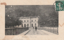 BESSEGES PONT ET GARE 1911 TBE - Bessèges