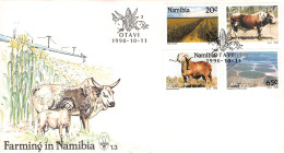 NAMIBIA - FDC 1990 FARMING IN NAMIBIA / 4314 - Namibia (1990- ...)