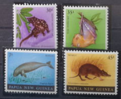 Papua Neuguinea 1980 Wildlebende Säugetiere Mi 398/01** - Papouasie-Nouvelle-Guinée