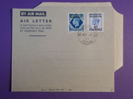 DH2 MAROC  BRITISH   AIR LETTER    1952   +SURCHARGE+AFF. INTERESSANT+++ - Oficinas En  Marruecos / Tanger : (...-1958