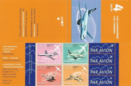 Finland Finnland Finlande 2003 Civil Aviation 100 Ann Finnair 80 Ann Set Of 4 Stamps In Booklet MNH - Postzegelboekjes