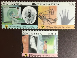 Malaysia 1995 X-Ray Centenary MNH - Malaysia (1964-...)