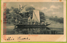 Af2749 - URUGUAY - VINTAGE POSTCARD - Rio Paranagua - 1902 - Uruguay