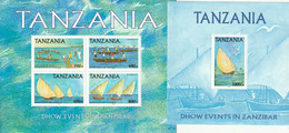 TANZANIE - BLOCS N°501+A ** (2004) Courses De Bateaux - Tanzanie (1964-...)