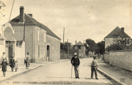 - LIGNY Le CHATEL (89) - La Gendarmerie Route De La Gare (correspondance D'un Militaire à Sa Femme)  -22565- - Ligny Le Chatel
