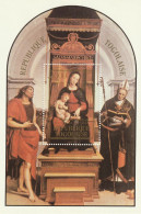 THEMATIC PAINTINGS:  WORKS BY RAPHAEL:  MADONNA WITH  ST.JOHN AND ST. NICHOLAS   MS  -  TOGO - Madonnen