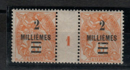 Alexandrie _Egypte - 2 C Millésimes Surch. 5 Mill. (1921) N°65 - Otros & Sin Clasificación