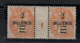 Alexandrie _Egypte - 2 C Millésimes Surch. 5 Mill. (1921) N°65 - Altri & Non Classificati