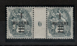 Alexandrie _Egypte - 1 C Millésimes Surch. 1 Mill. (1920) N°64 - Unused Stamps