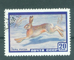 1960 Animals,European Hare Lepus Europaeus,Russia, Mi.2323,CTO - Rabbits