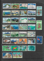 JAPAN COLLECTION. EARLY COMMEMORATIVES. 2 SHEETS USED. - Gebraucht