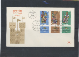 ISRAEL : N° 179 / 181 - F D C  - JERUSALEM - 31-8-60 - Lettres & Documents