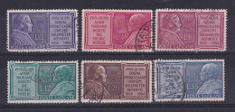 1954 Vaticano ANNO MARIANO  MARIAN YEAR  Serie Di 6 Valori Usata Con Gomma, Used With Gum - Usati